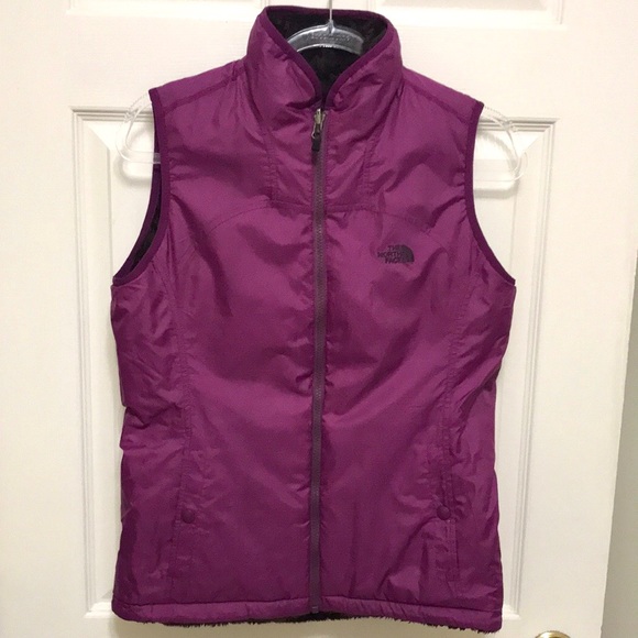 The North Face Mossbud Reversible Vest Purple - Picture 4 of 16